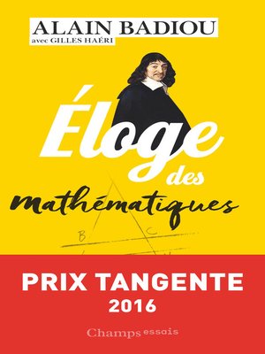 cover image of Éloge des mathématiques